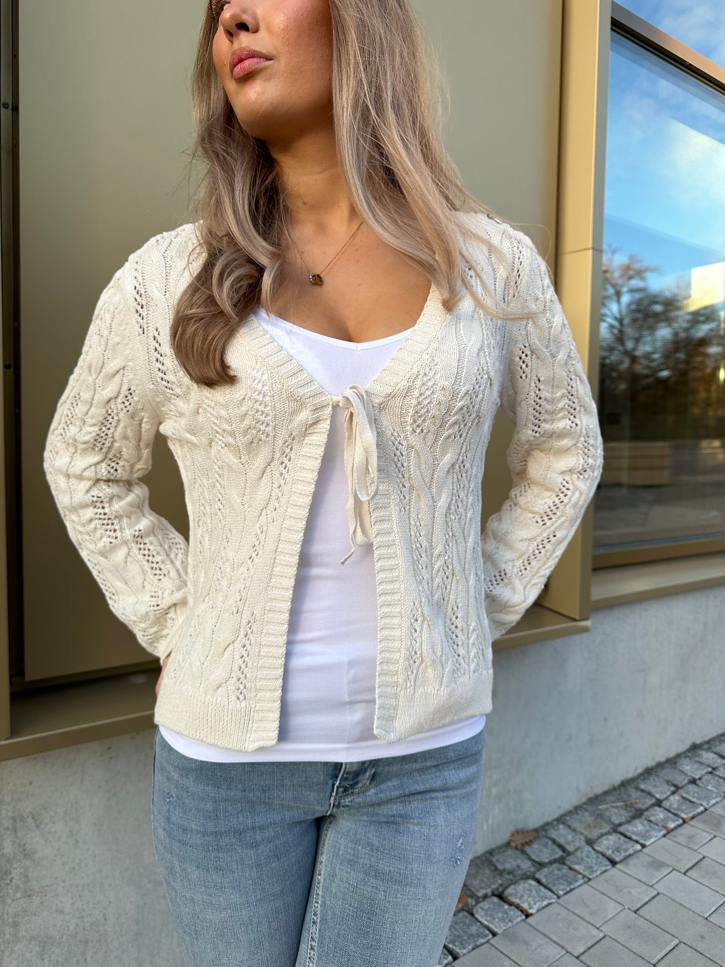 VMANNA Cardigan - Snow White