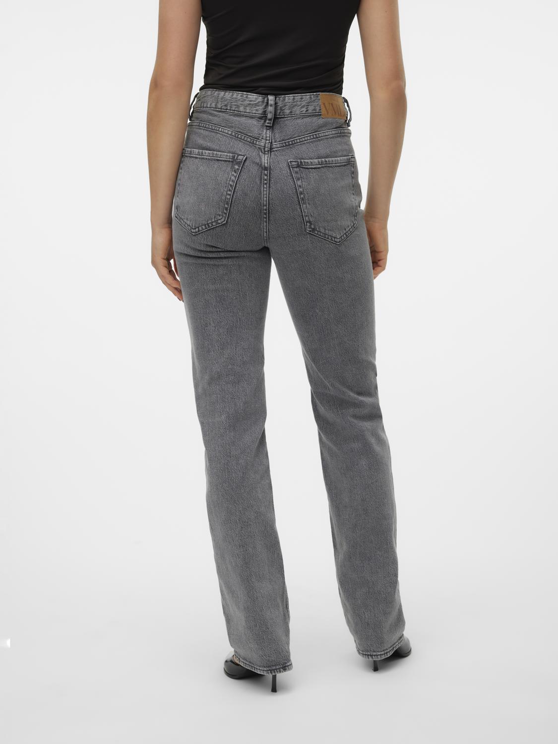 VMTESSA Jeans straight - Medium Grey Denim